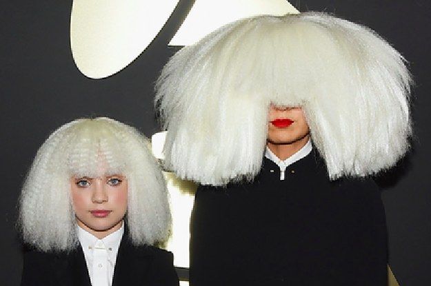 16 Things Sia Looked Like At The 2015 Grammys