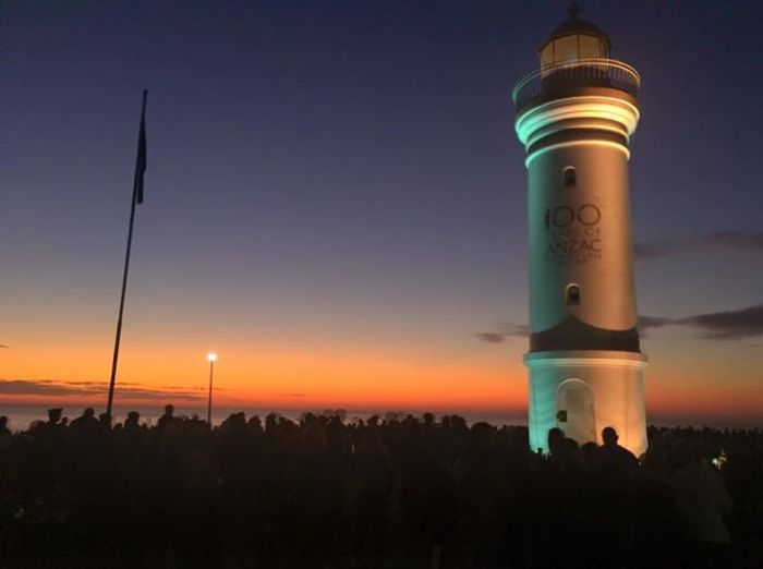 Bee took this pic at the beautiful Anzac Day dawn…