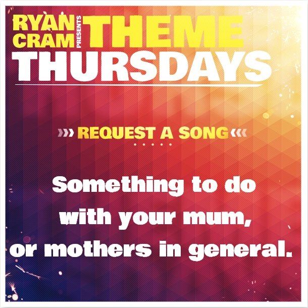 Theme Thursday for the Request Hour again. With…