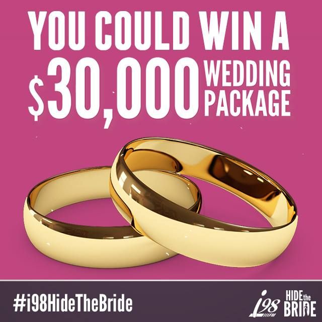 Entries are now open for i98’s HIDE THE BRIDE….