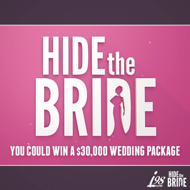 Keep your entries coming for Hide the Bride where…