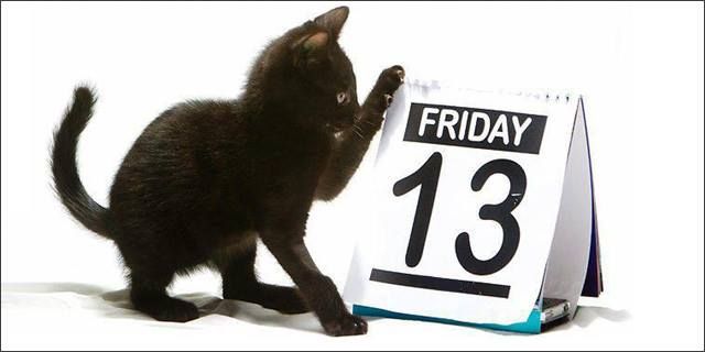 Happy Friday. 😐  Who’s superstitious?