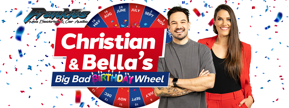 The Big Bad Birthday Wheel spins at 7:30am each week day!