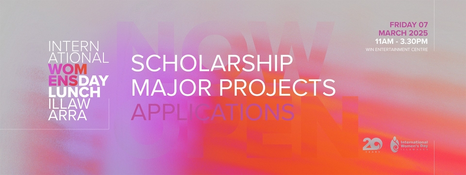 IWD Illawarra Scholarships & Major Project Applications