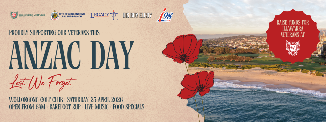Wollongong Golf Club ANZAC Day 2026