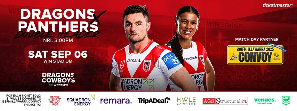 Dragons vs Panthers CONVOY Round Tickets