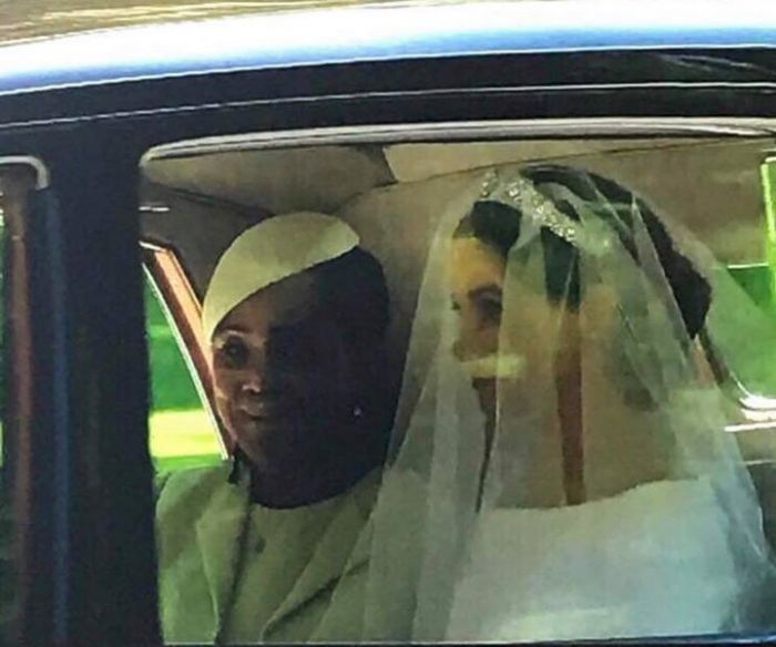 She’s on her way! #royalwedding