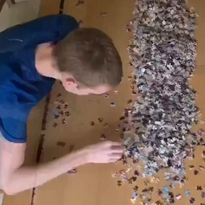 The best way to do a puzzle is in time lapse i98fm