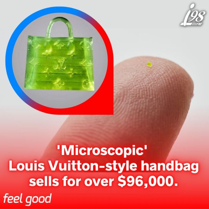 A tiny handbag that requires a microscope to be…