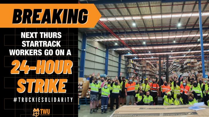 StarTrack workers to strike nationwide on Thursday