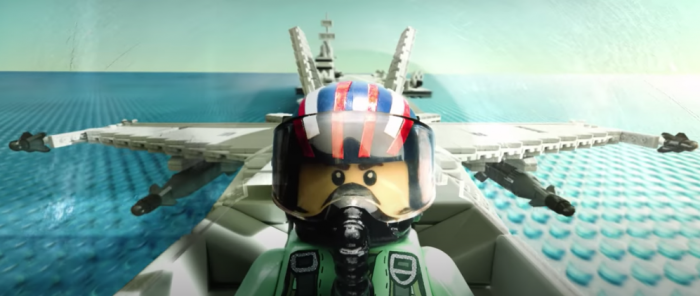 Top Gun and Lego mashup is spectacular viewing