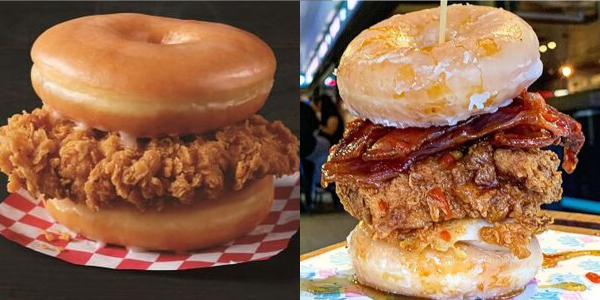 Let’s talk about fried chicken on donuts