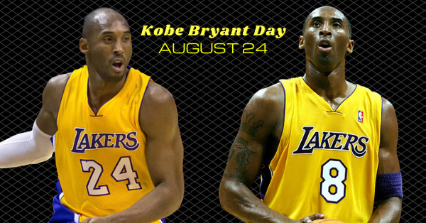 August 24 recognised as Kobe Bryant Day in Orange County California
